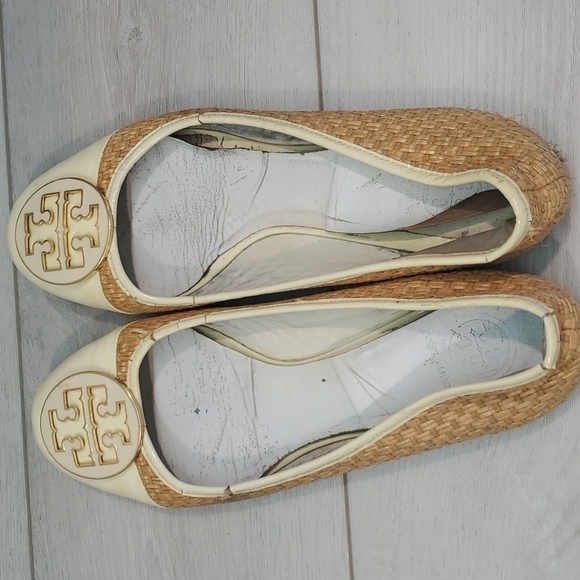 Tory Burch Womens Logo Loafer Slip on shoes sz 10M - Picture 7 of 12
